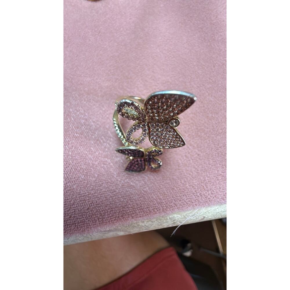 82. Sterling silver (925) butterfly ring size 9